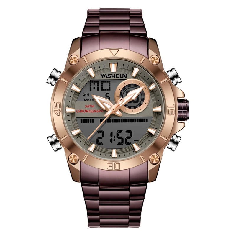 Men’s Dual-Movement Watch