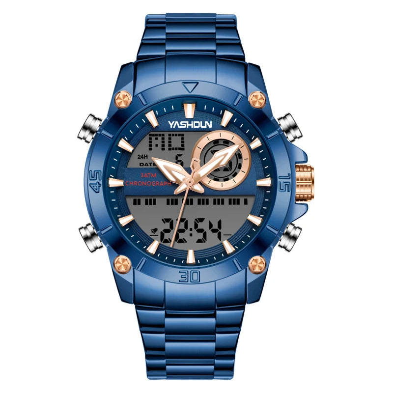 Men’s Dual-Movement Watch