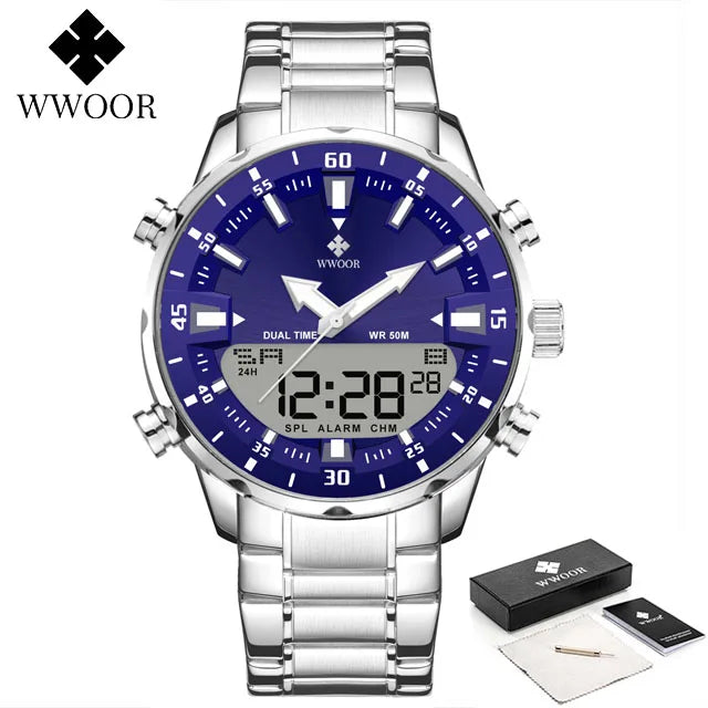 WWOOR Military Digital Watch
