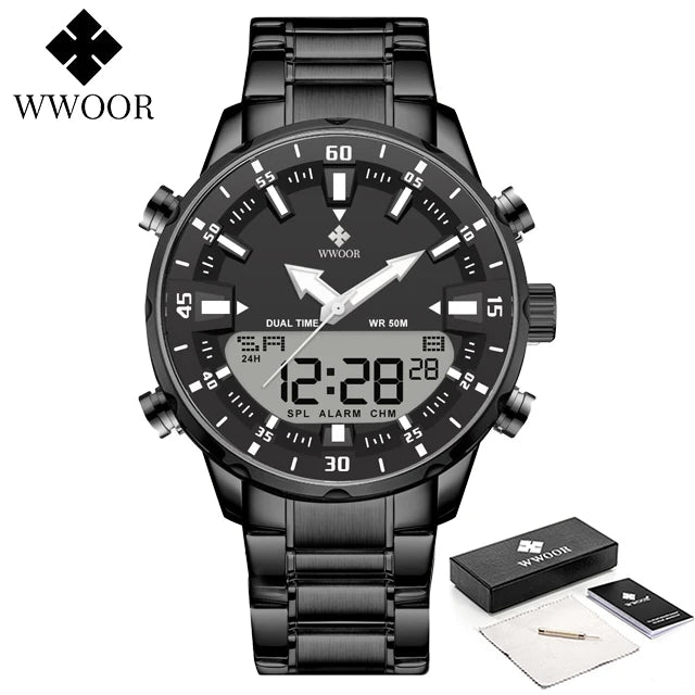 WWOOR Military Digital Watch