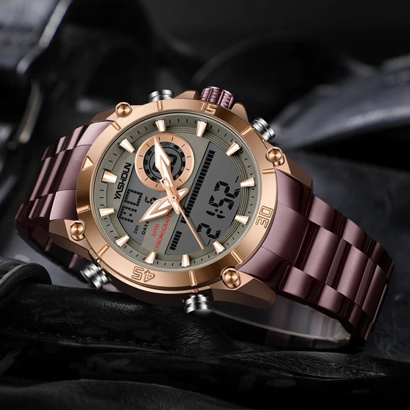 Men’s Dual-Movement Watch