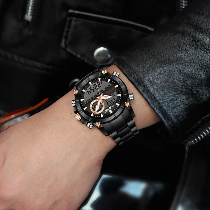 Men’s Dual-Movement Watch