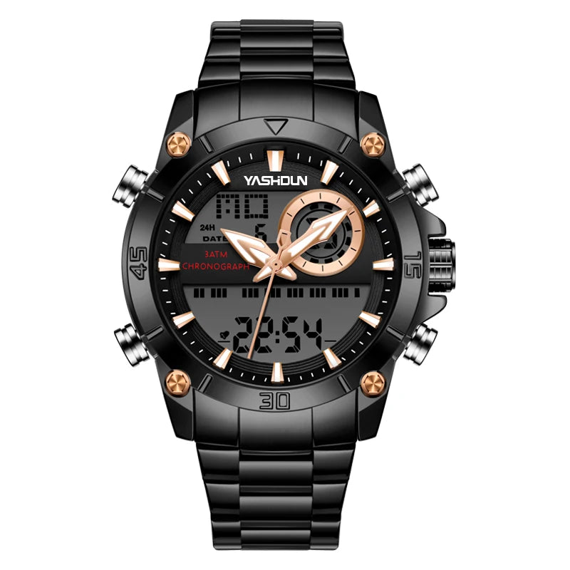 Men’s Dual-Movement Watch