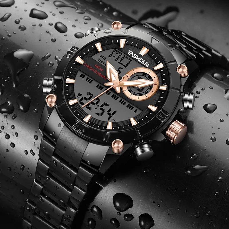 Men’s Dual-Movement Watch