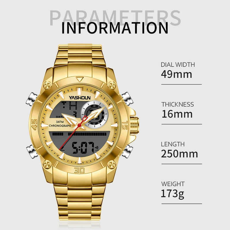 Men’s Dual-Movement Watch