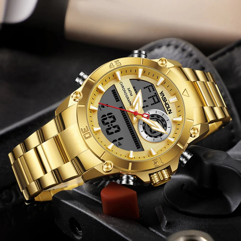 Men’s Dual-Movement Watch