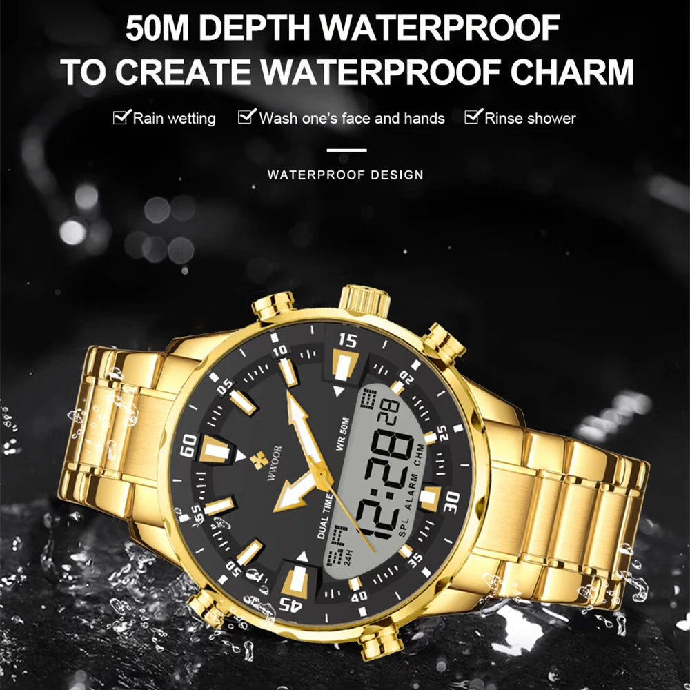 WWOOR Military Digital Watch